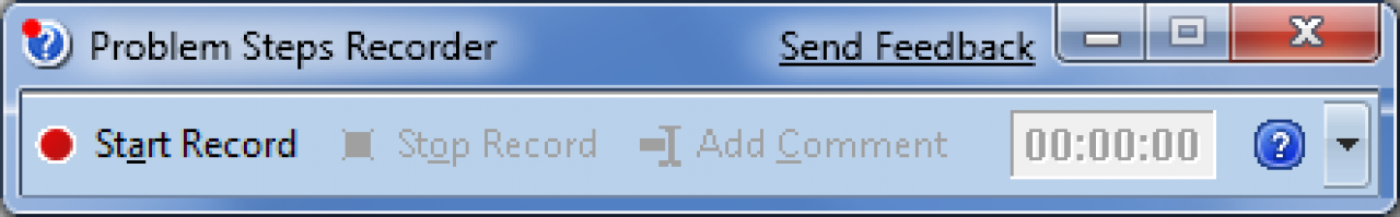 [21/01/2009] Windows 7: Record-Tool