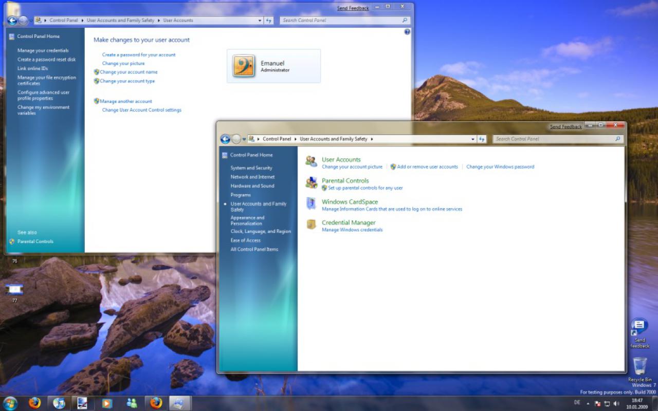 [11/01/2009] Windows 7 Beta 1: Erste Bilder im Sammelthread auf PCGH Extreme (8)