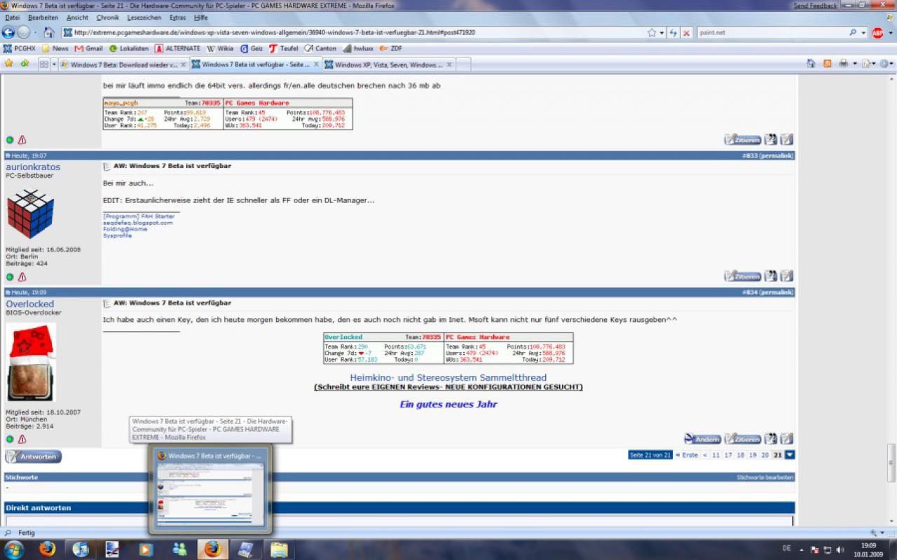 [11/01/2009] Windows 7 Beta 1: Erste Bilder im Sammelthread auf PCGH Extreme (11)