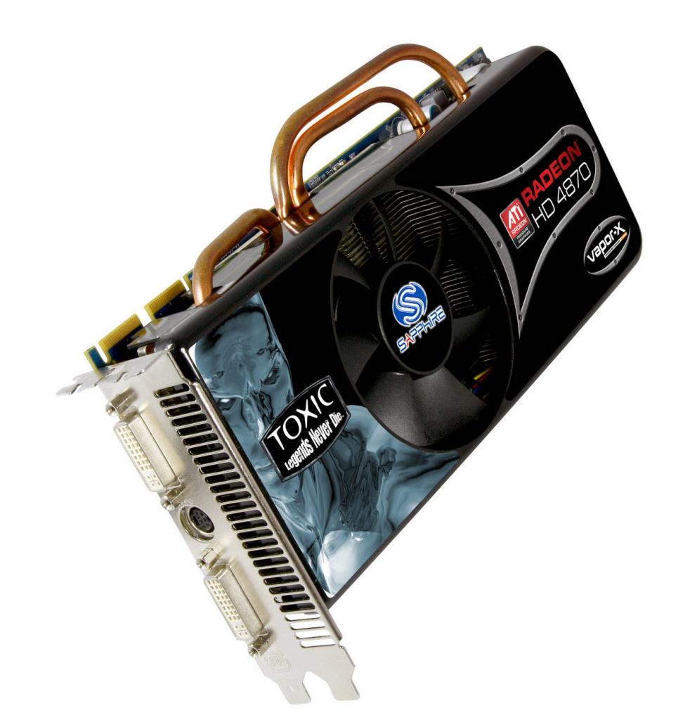 [08/01/2009] Sapphire Radeon HD 4870 mit Vapor X (im Bild eine Toxic mit 1 GiByte Videospeicher) (3)