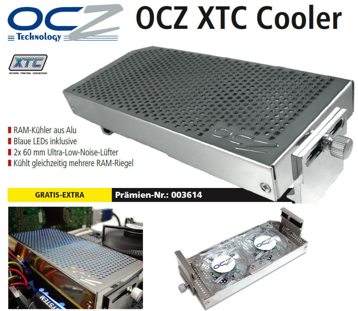 [26/02/2009] OCZ XTC RAM-Kühler