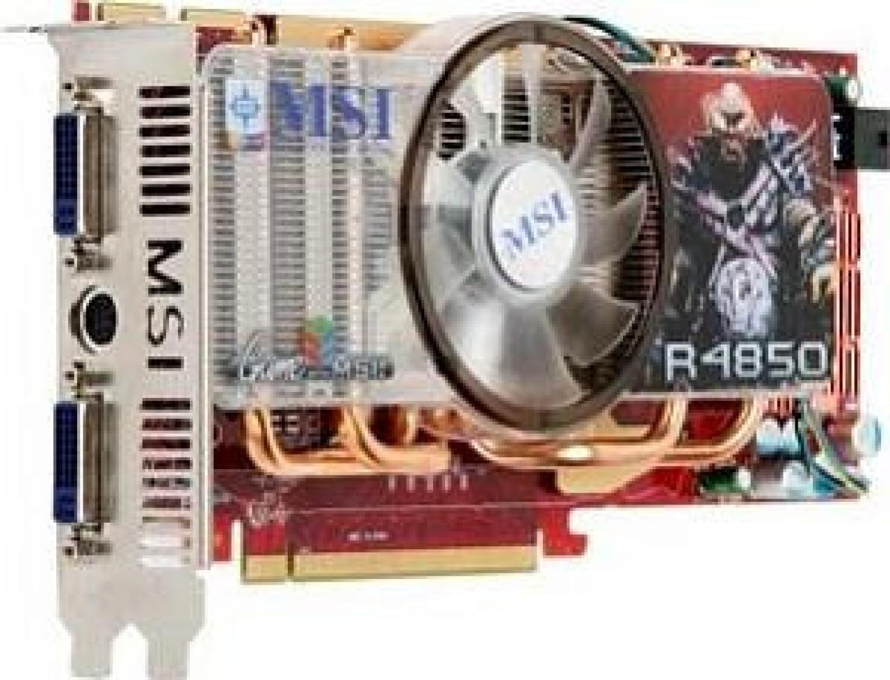 [13/02/2009] Platz 03: MSI R4850-T2D512 Dual Slot, Radeon HD 4850, 512MB GDDR3