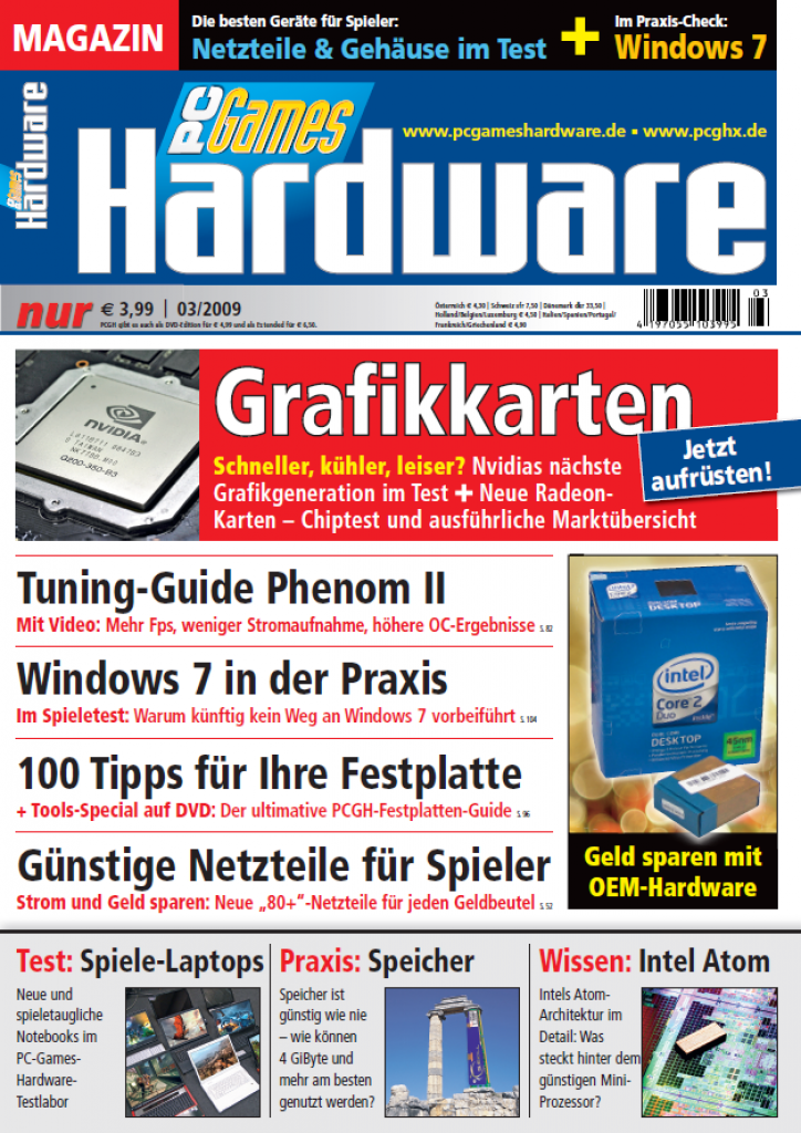 [04/02/2009] Cover der Magazin-Ausgabe 03/2009