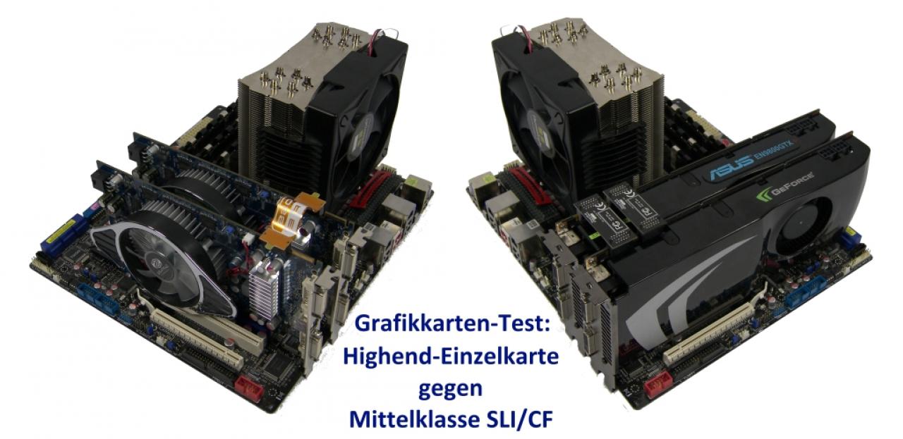 [26/02/2009] Test: Highend-Karte gegen Mittelklasse-SLI/CF