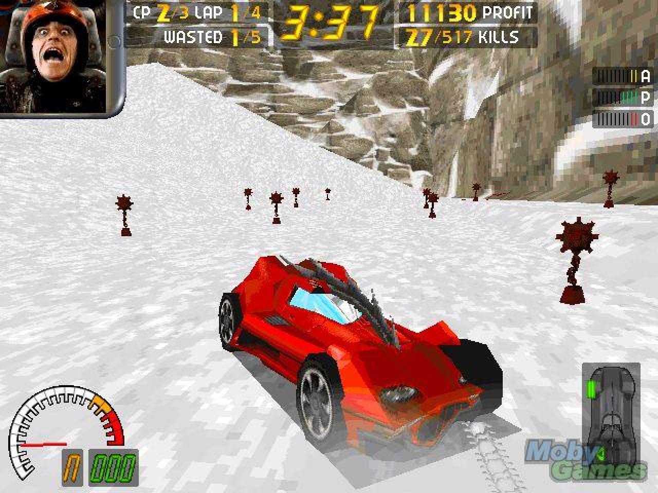 [16/02/2009] 1997: Mit Carmageddon erscheint eines der am meisten umstrittenen Rennspiele. Die Originalversionen von Teil 1 und 2 sind in Deutschland indiziert.