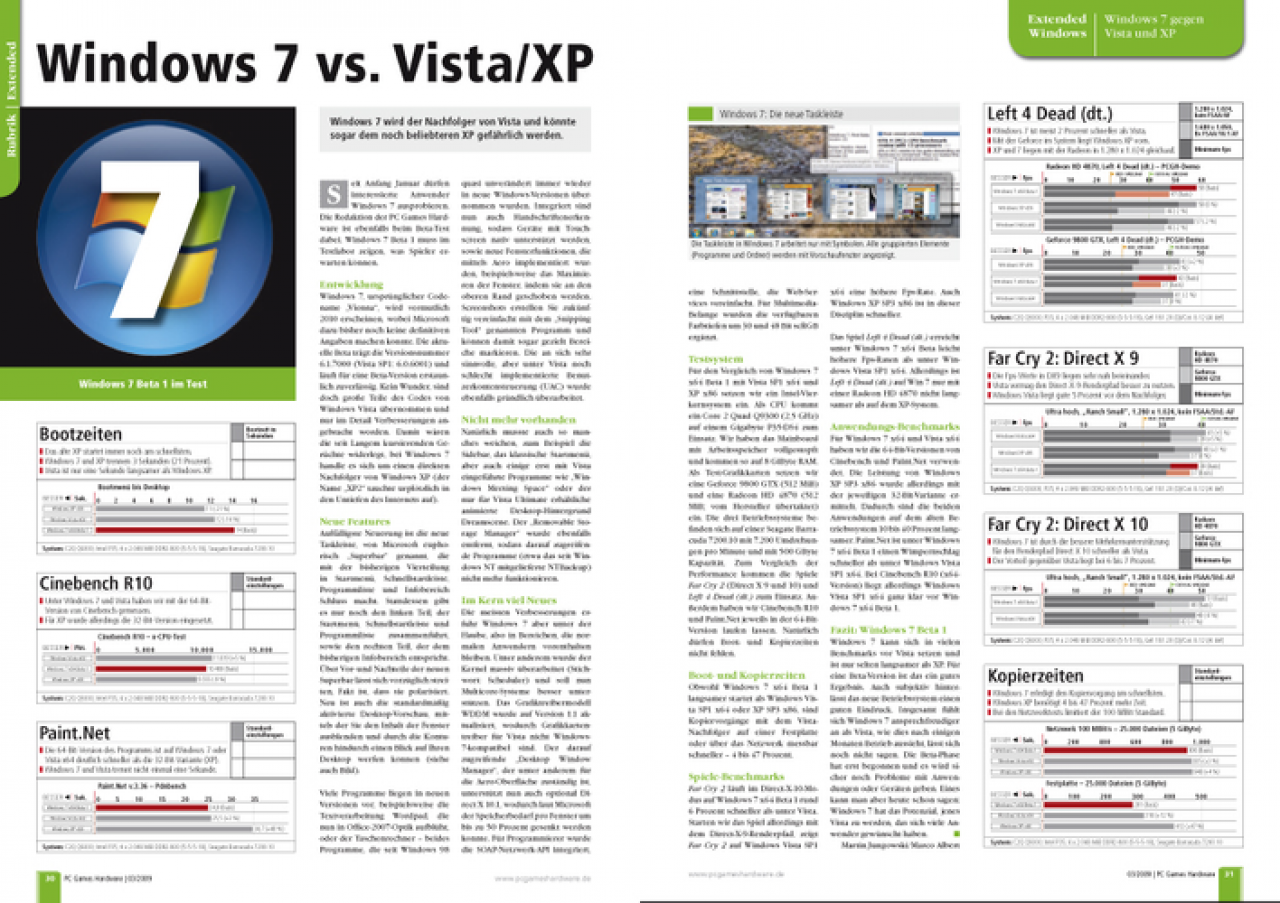 [03/02/2009] Windows 7 wird der Nachfolger von Vista und könnte sogar dem noch beliebteren XP gefährlich werden.