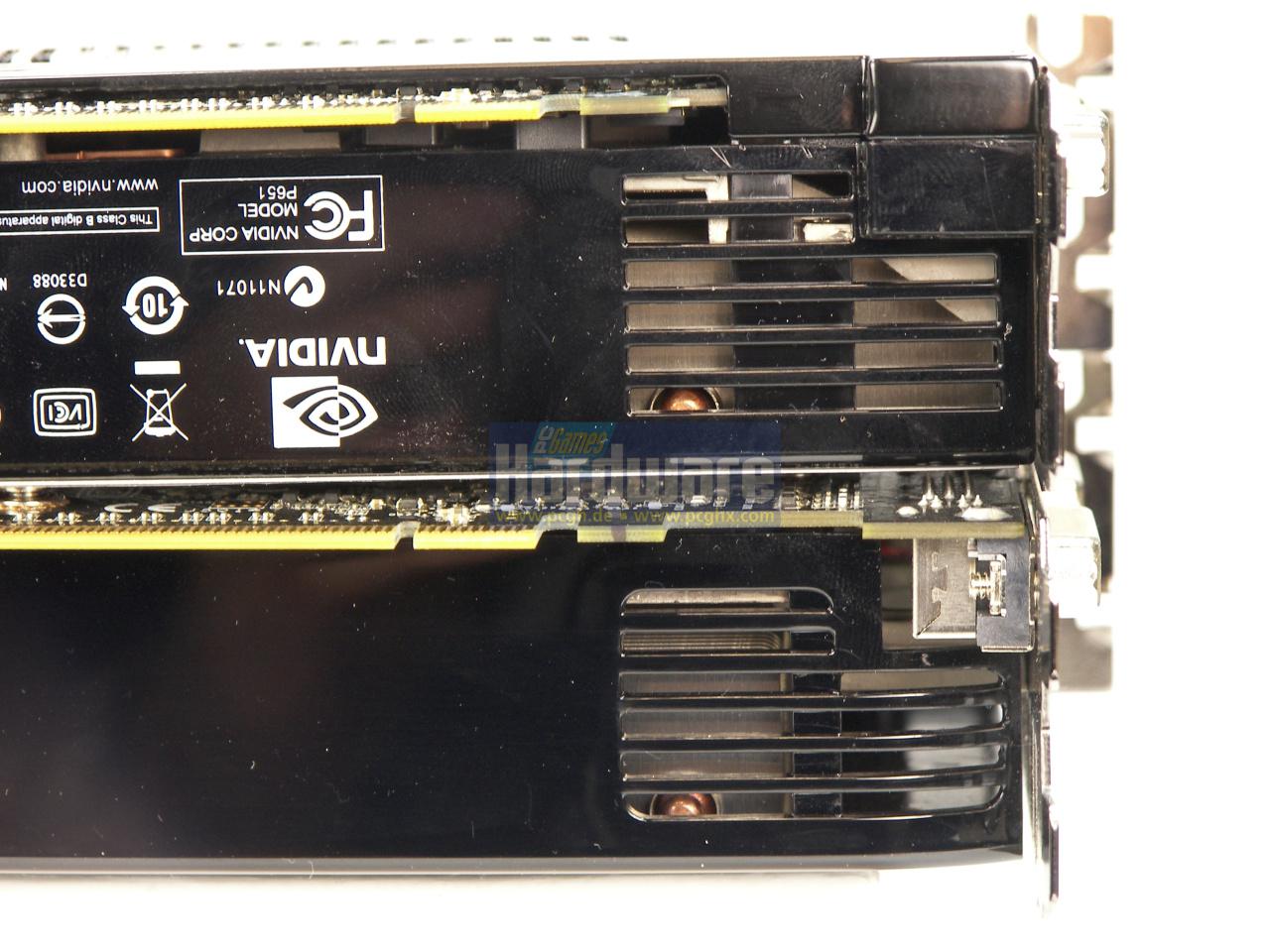 [25/02/2009] Oben: GTX-260-65nm, unten: GTX-260-55nm