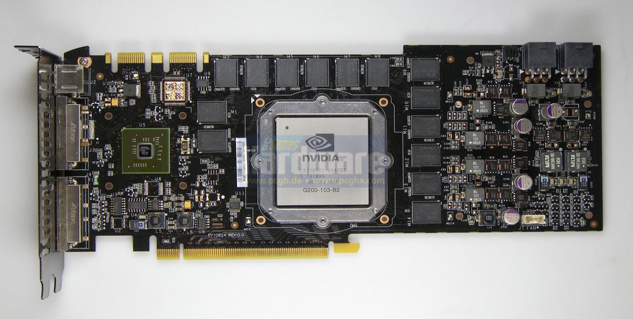 [25/02/2009] Geforce GTX 260: 55 Nanometer (Vorderseite)