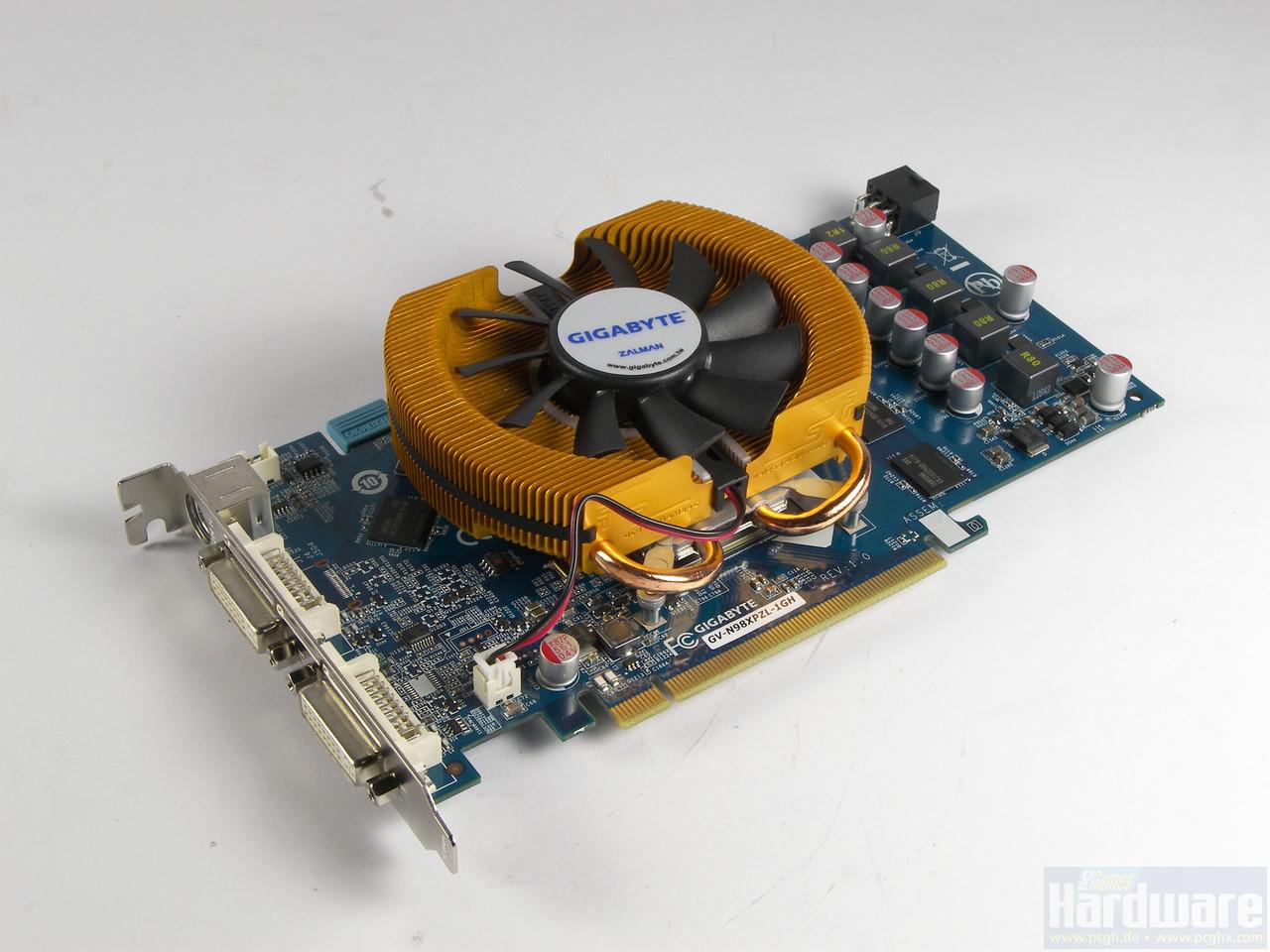 [11/02/2009] Gigabyte Geforce 9800 GTX+: 1 GiByte VRAM kombiniert mit einem Zalman-Kühler