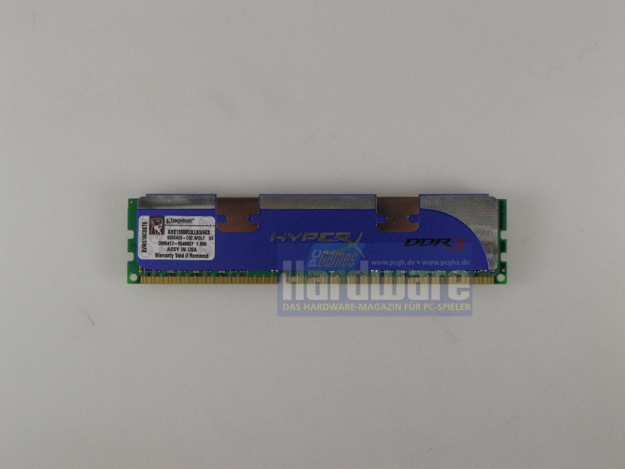 [27/02/2009] Kingston KHX12800D3LLK3/6GX (3 x 2.048 MiByte DDR3-1600)