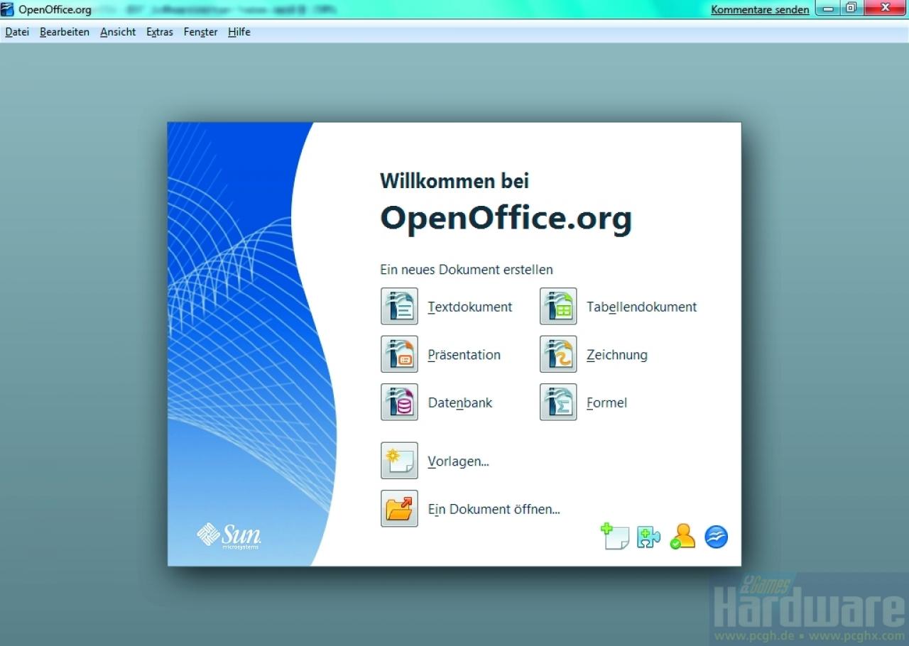 [06/02/2009] Die schlimmsten Softwarebremsen unter Windows: Startet dank bereits beim Systemstart geladener Komponenten unter Windows 7 innerhalb weniger Sekunden: Open Office in der aktuellen Version 3.0.0.