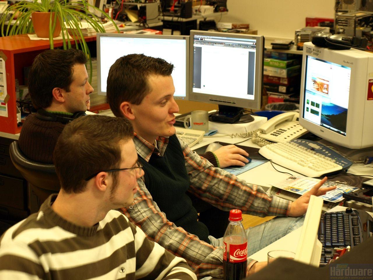 [18/02/2009] Ein Tag zu Besuch bei der PC Games Hardware: Trackmania 3