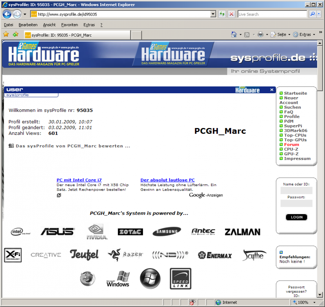[09/02/2009] Profile der PC Games Hardware-Redation bei unserem Partner Sysprofile.de (9)