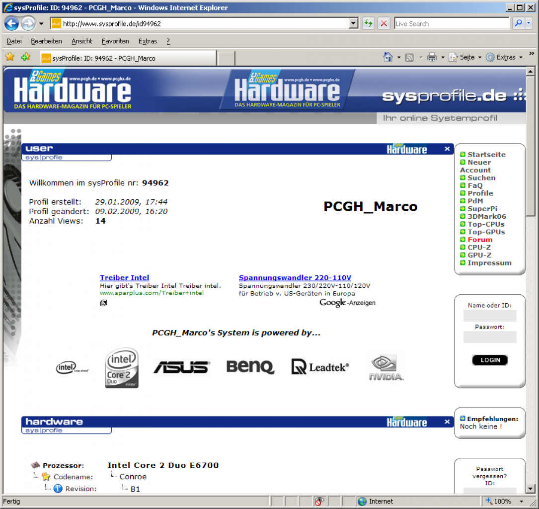 [09/02/2009] Profile der PC Games Hardware-Redation bei unserem Partner Sysprofile.de (10)