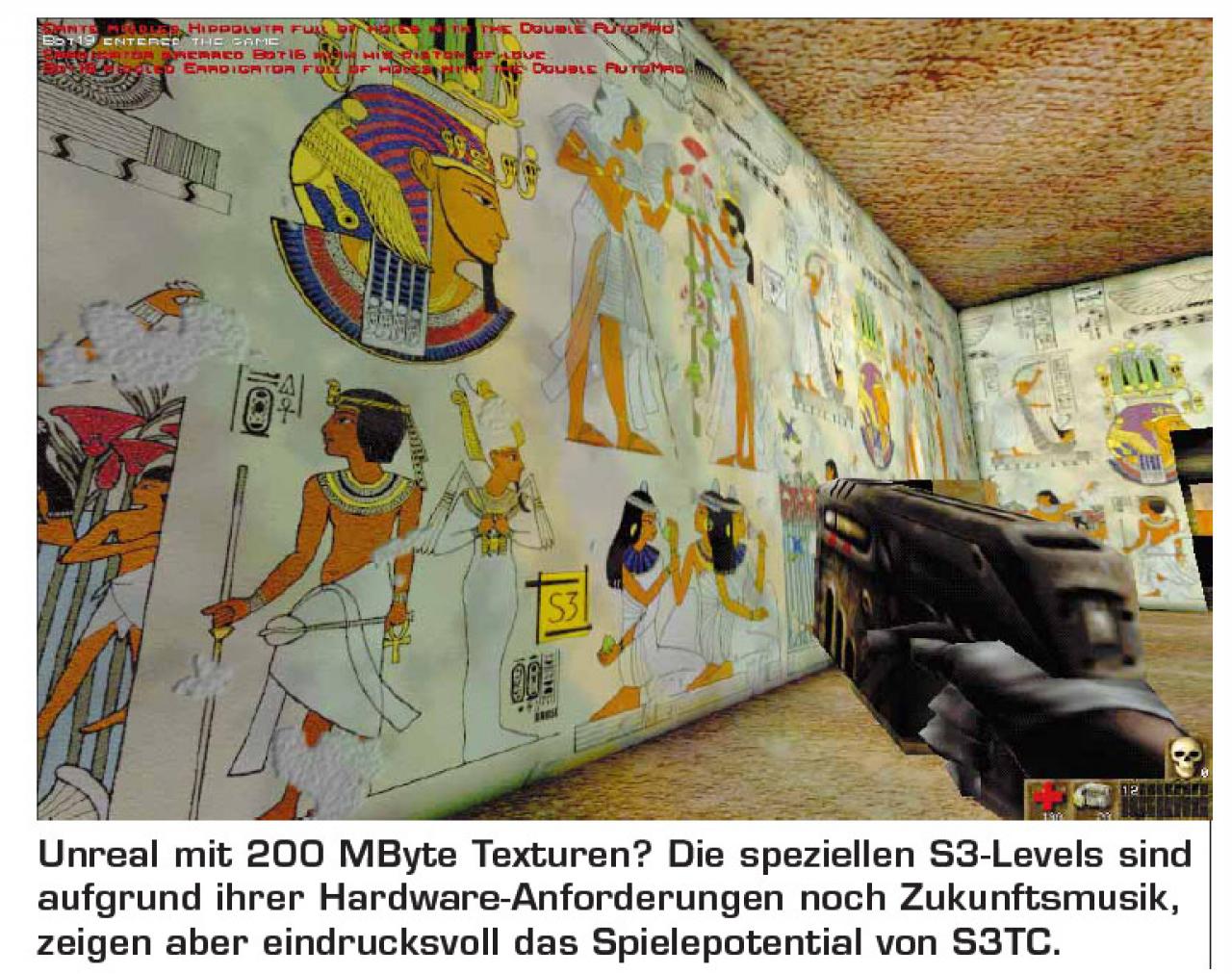 [18/02/2009] Unreal Tournament vertraut zugunsten einer besseren Optik auf S3TC (S3 Texture Compression).