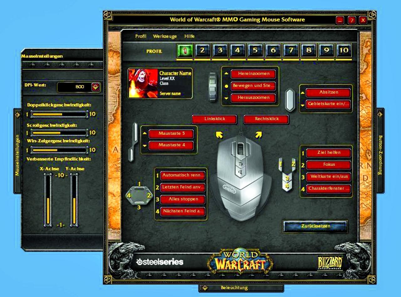 [03/02/2009] Die Software der WoW MMO Gaming Mouse