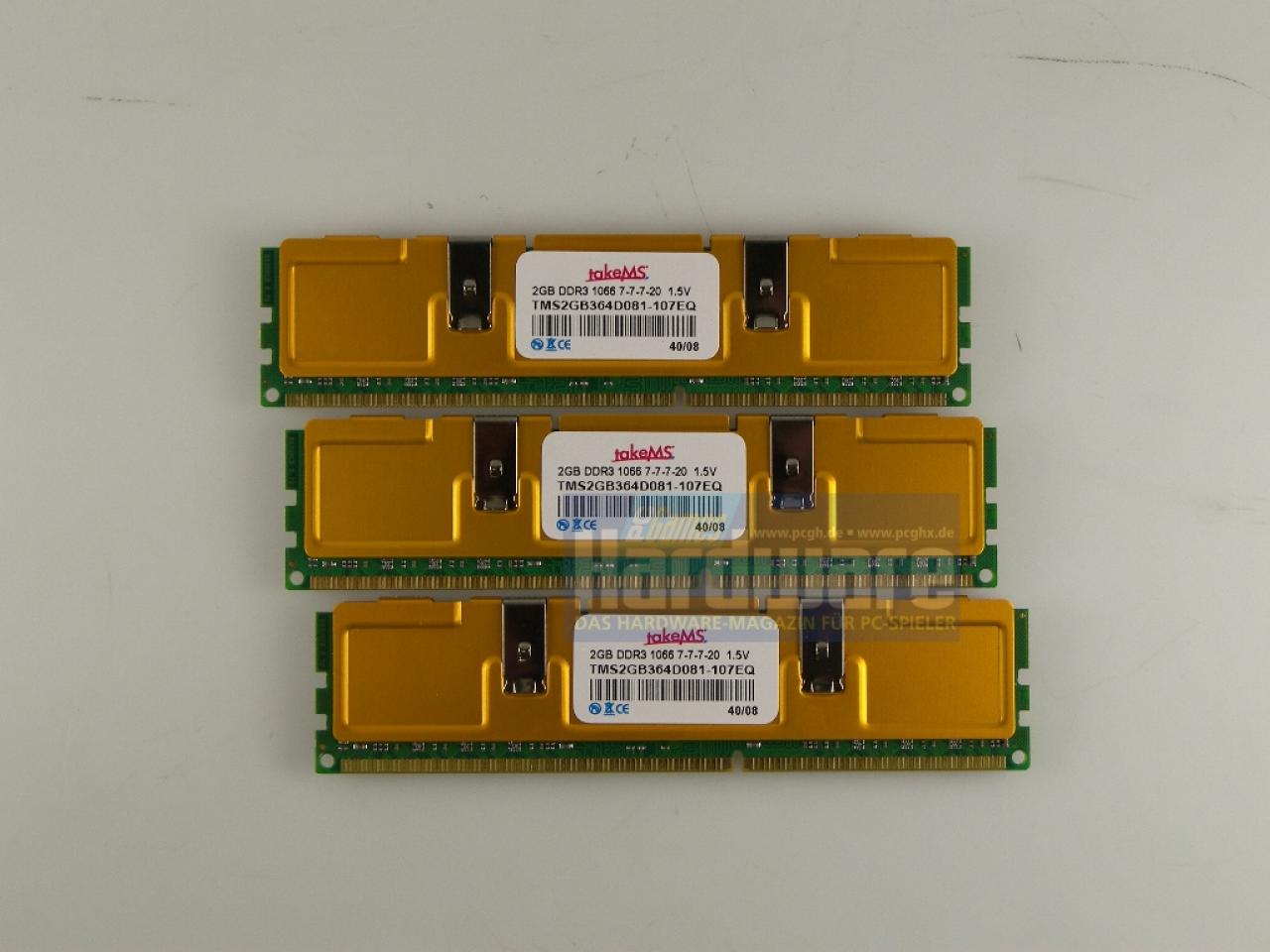 [27/02/2009] Take MS 3MS6GB364D081-107 (3 x 2.048 MiByte DDR3-1066)