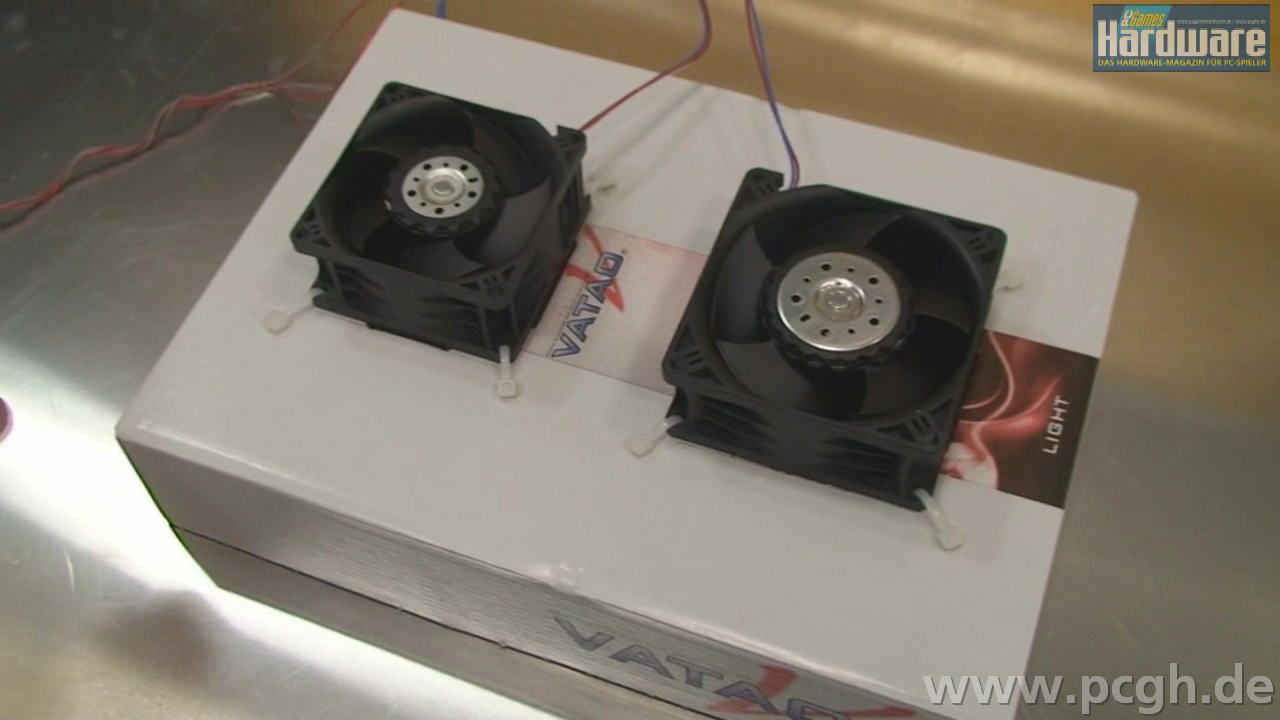 [23/02/2009] Video: PCGH in Gefahr mit Lüfter-Hovercraft 2.0