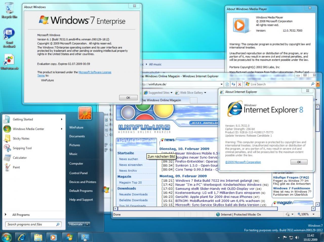 [11/02/2009] Windows 7 Build 7032 (2)