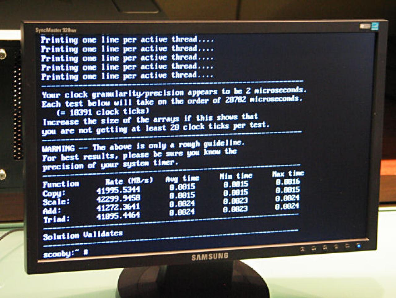 [21/02/2009] Benchmark-Ergebnis des Istanbul-Systems.