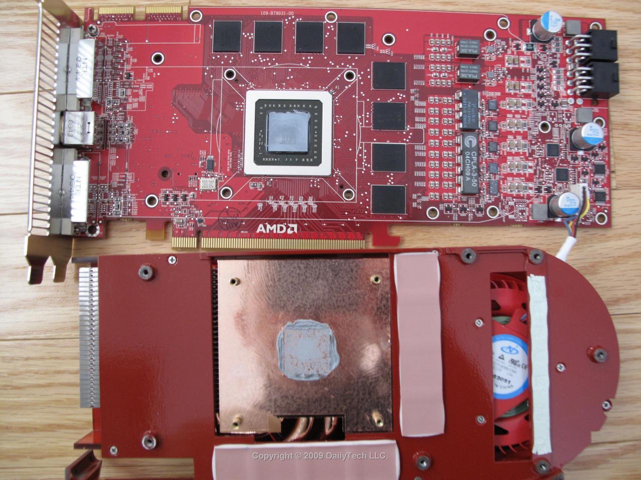 [20/03/2009] Kühler und PCB einer HD 4890