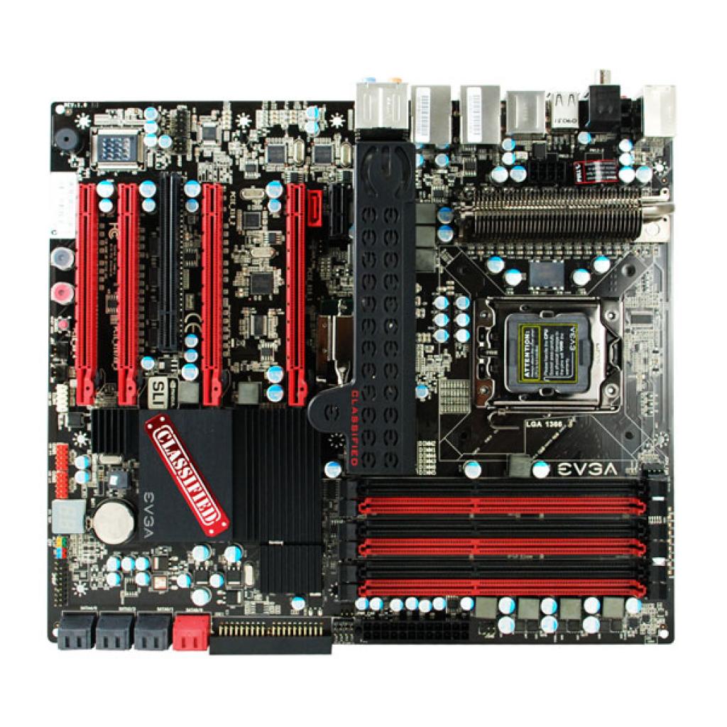 [23/03/2009] EVGA X58 SLI Classified: Satte 450 US-Dollar für eine High-End-Platine.
