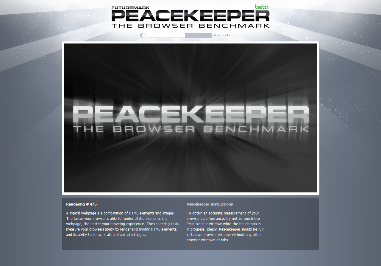 [13/03/2009] Futuremark Peacekeeper