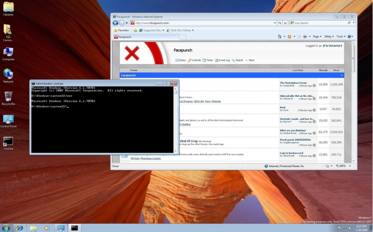 [30/03/2009] Windows 7 Build 7070