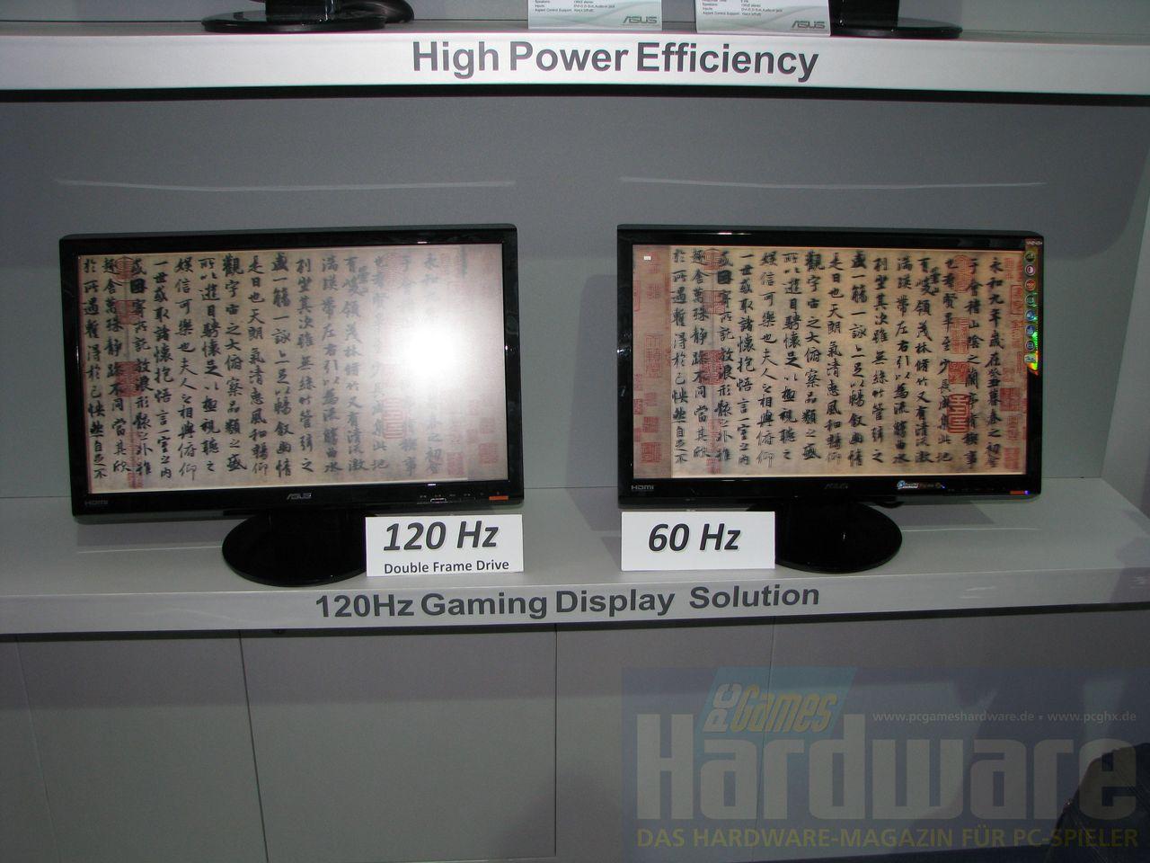 [07/03/2009] Bald auch bei Asus: 120-Hertz-Technologie
