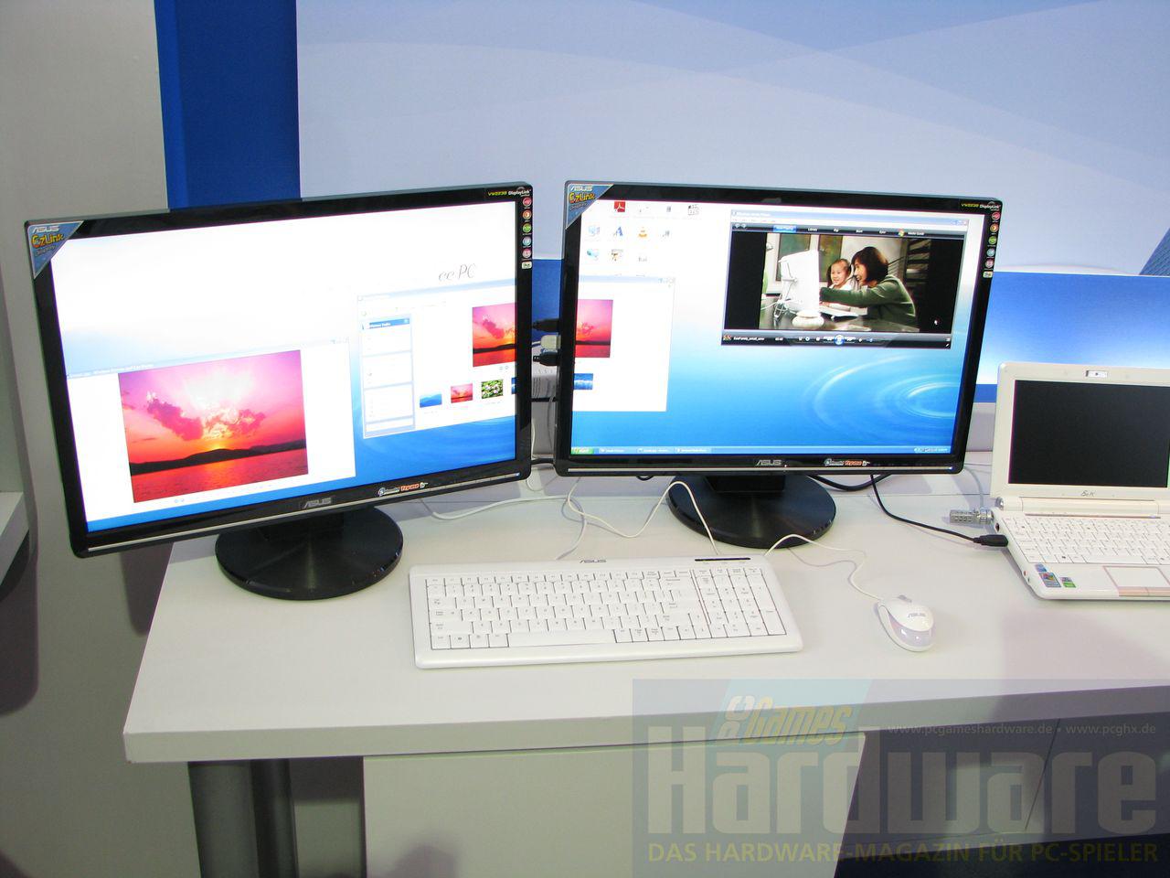 [07/03/2009] Asus Ezlink: Mehrere Displays per USB ansteuerbar