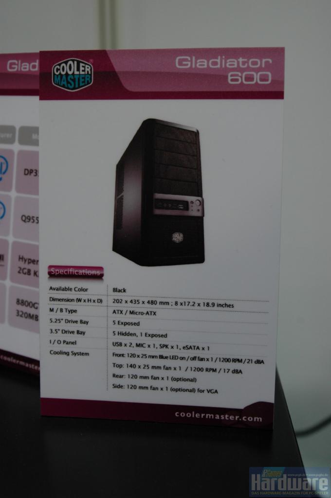 [17/03/2009] Coolermaster Gladiator 600
