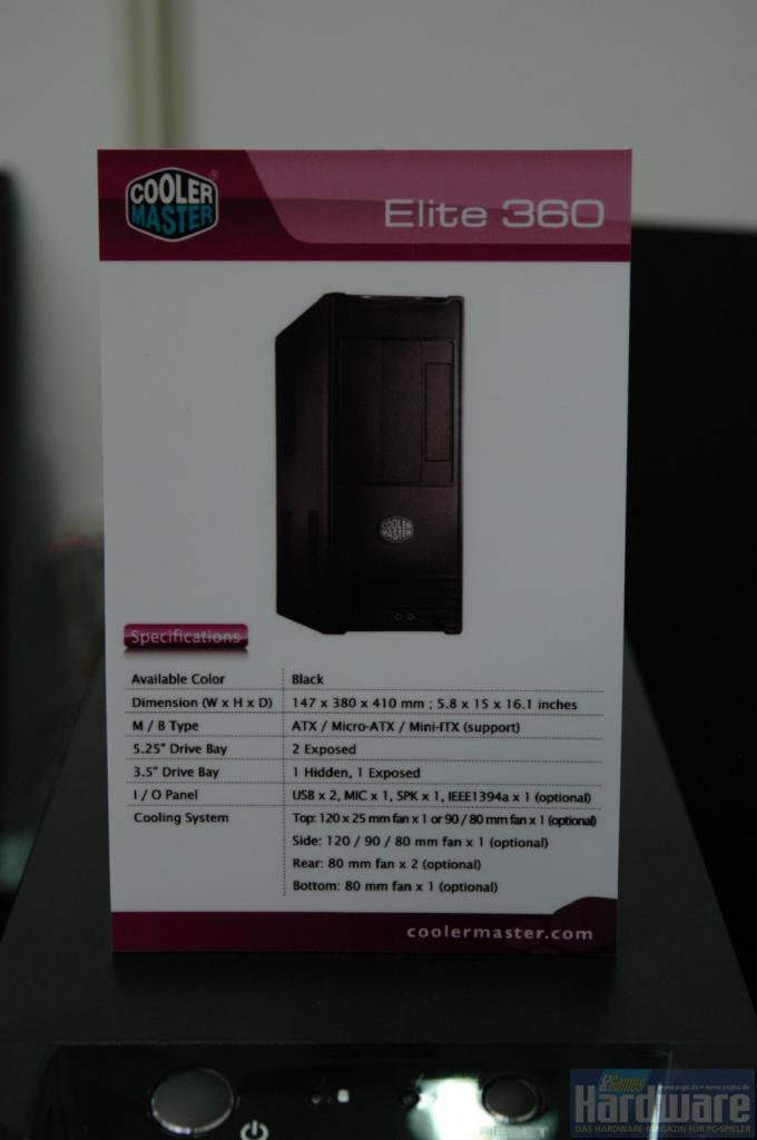 [17/03/2009] Coolermaster Elite 360