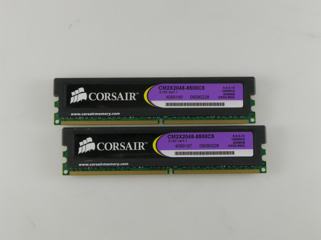 [24/03/2009] Corsair TWIN2X-4096-8500C5: Spartipp der Redaktion