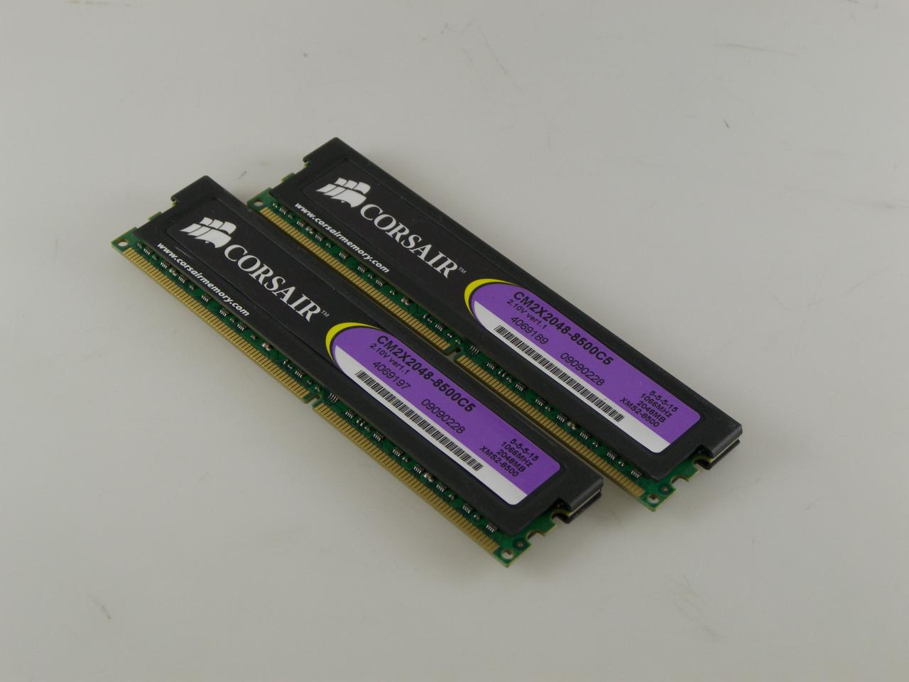 [24/03/2009] Corsair TWIN2X-4096-8500C5: Spartipp der Redaktion