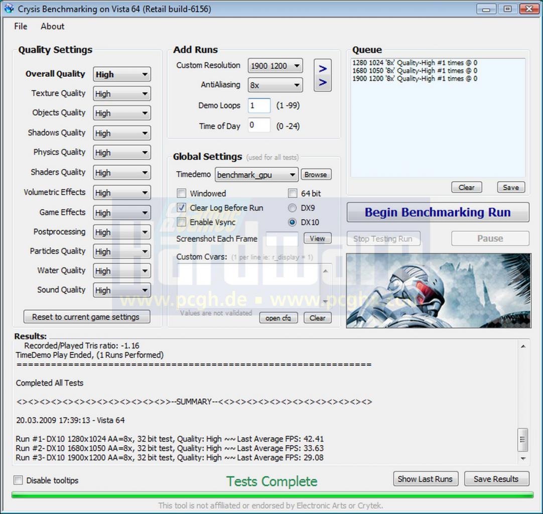 [20/03/2009] HD 4890: Crysis-Werte von PCGH