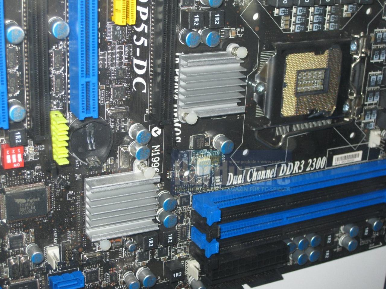 [02/03/2009] Core-i5-Mainboard von MSI mit Sockel-1160 und P55-Chipsatz. (2)