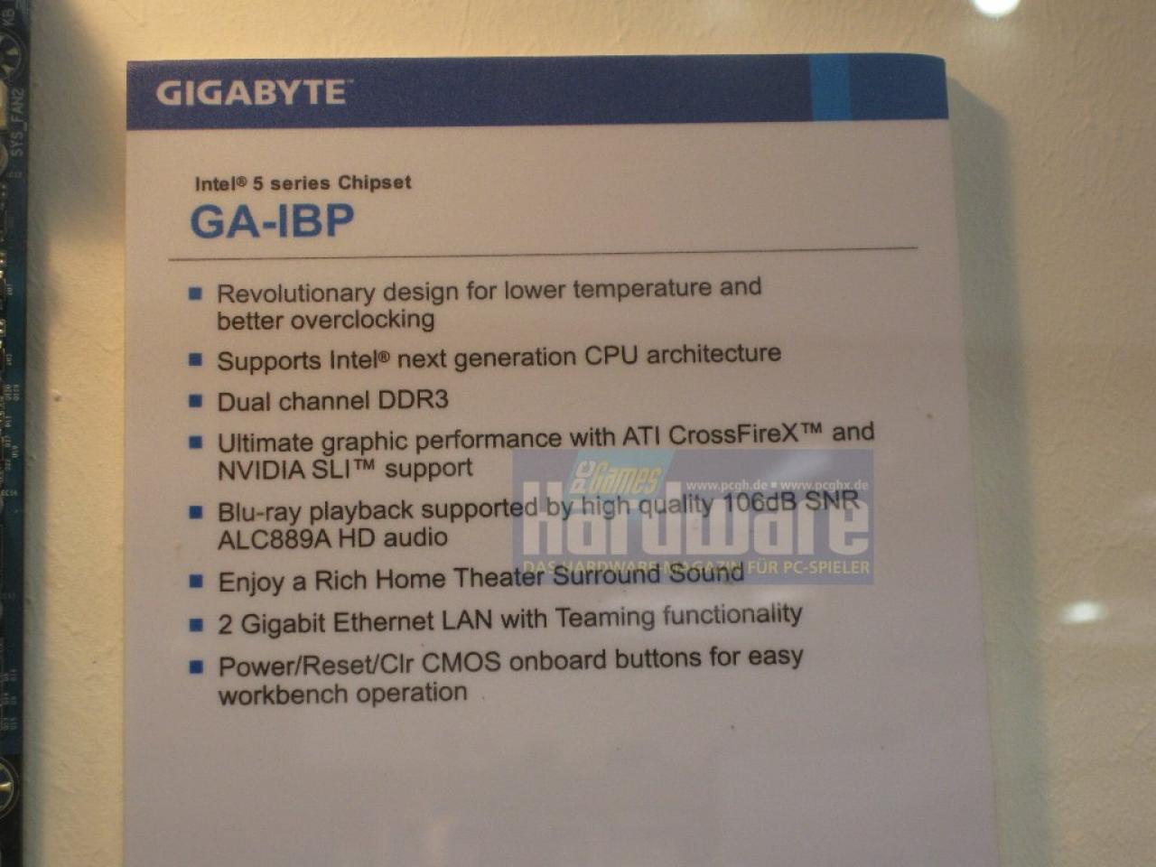 [03/03/2009] P55-Mainboard GA-IBP von Gigabyte (1)