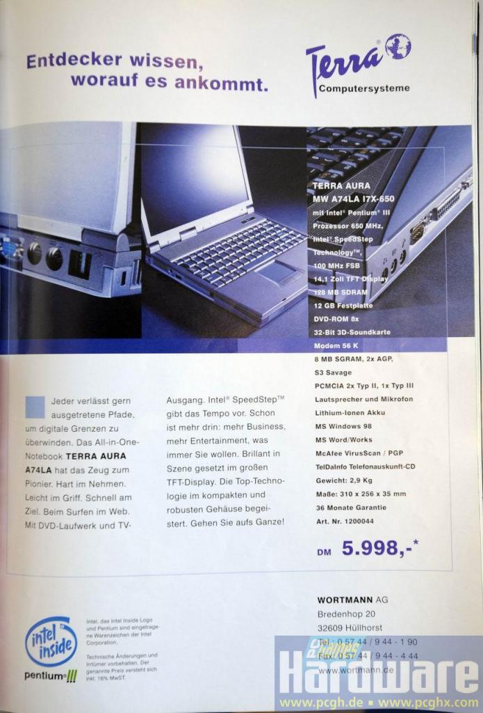 [18/03/2009] Kultige IT- Werbung: Notebook, das 