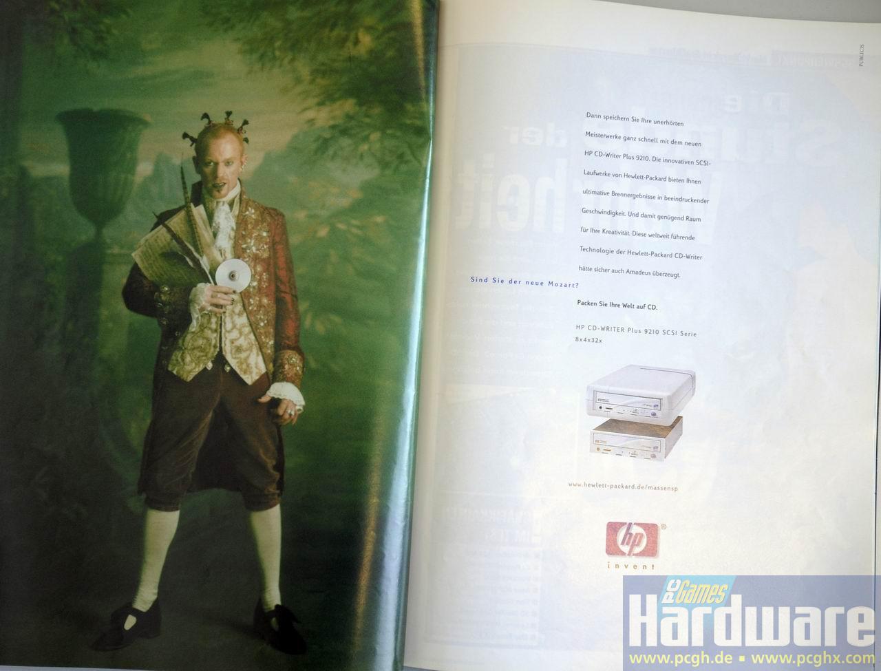 [18/03/2009] Kultige IT- Werbung: Der Bezug zwischen einem CD-Brenner und Mozart ist... naja irgendwie FAIL!