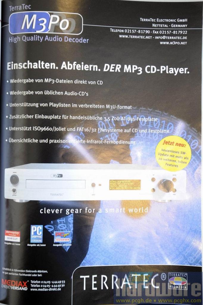 [18/03/2009] Kultige IT-Werbung: Kurzzeitiger Kultstatus für den M3PO von Terratec (MP3 meets C3PO?)