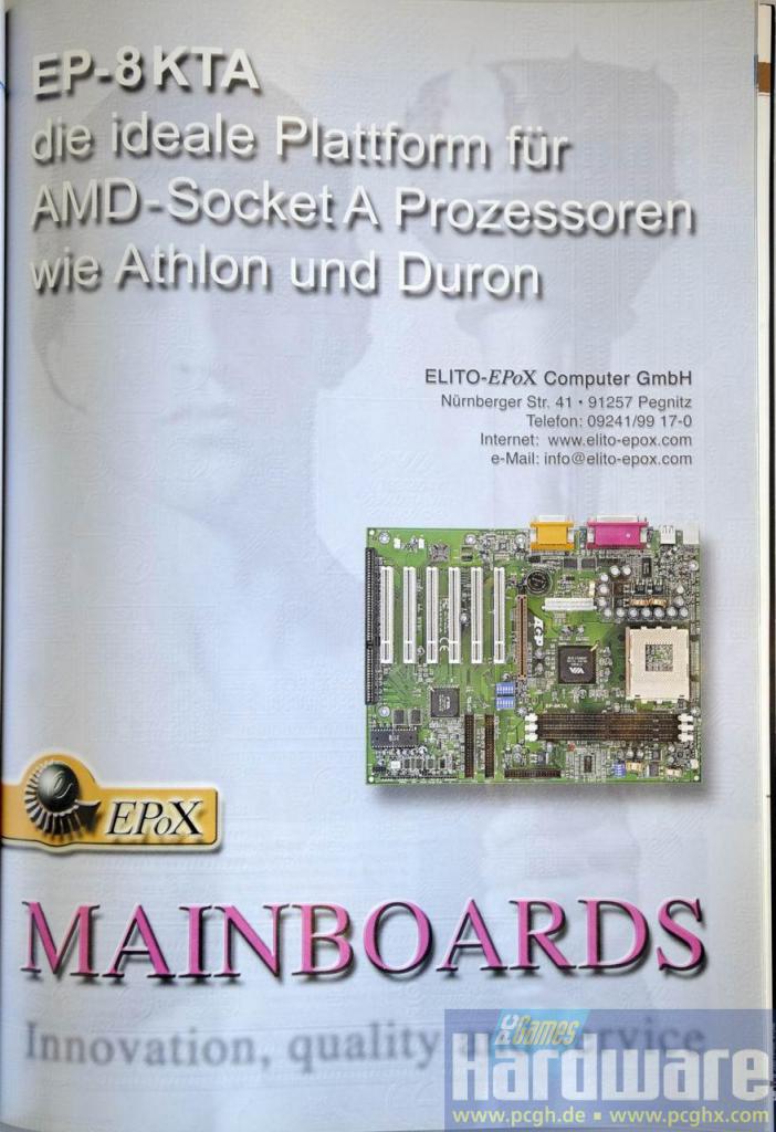 [18/03/2009] Kultige IT-Werbung: Epox-Mainboards waren auch mal richtig richtig bekannt und beliebt.