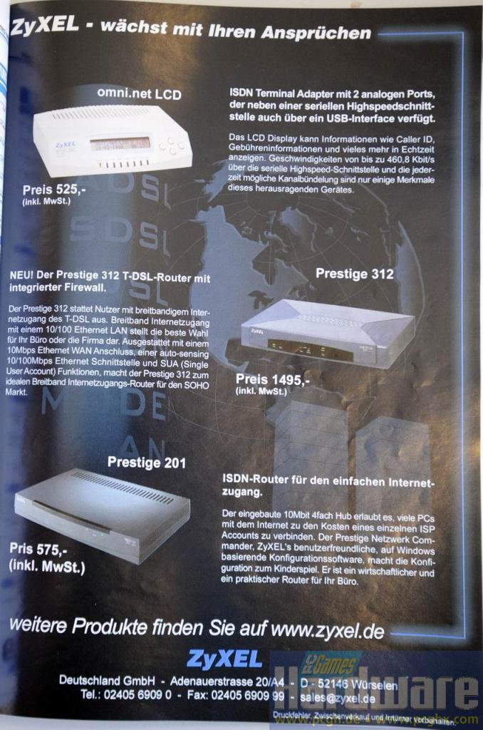 [18/03/2009] Kultige IT-Werbung: DSL-Router für 1.500 DM anno 2000
