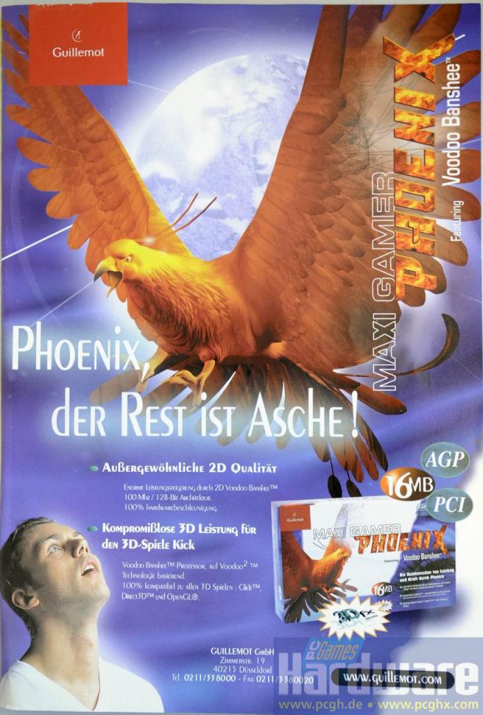 [18/03/2009] Kultige IT-Werbung: Voodoo Banshee mit fetten 16 MiByte VRAM