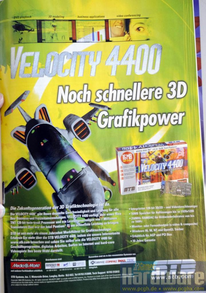 [18/03/2009] Kultige IT-Werbung: Ein Fall für Dr. Retro: STB wurde von 3dfx übernommen... und den Rest der Geschichte kennt jeder
