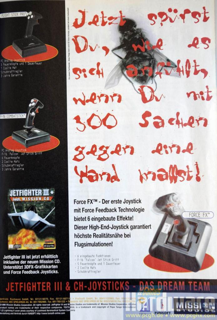 [18/03/2009] Kultige IT-Werbung: CH Products war mal richtig groß bei Spiele-Controllern