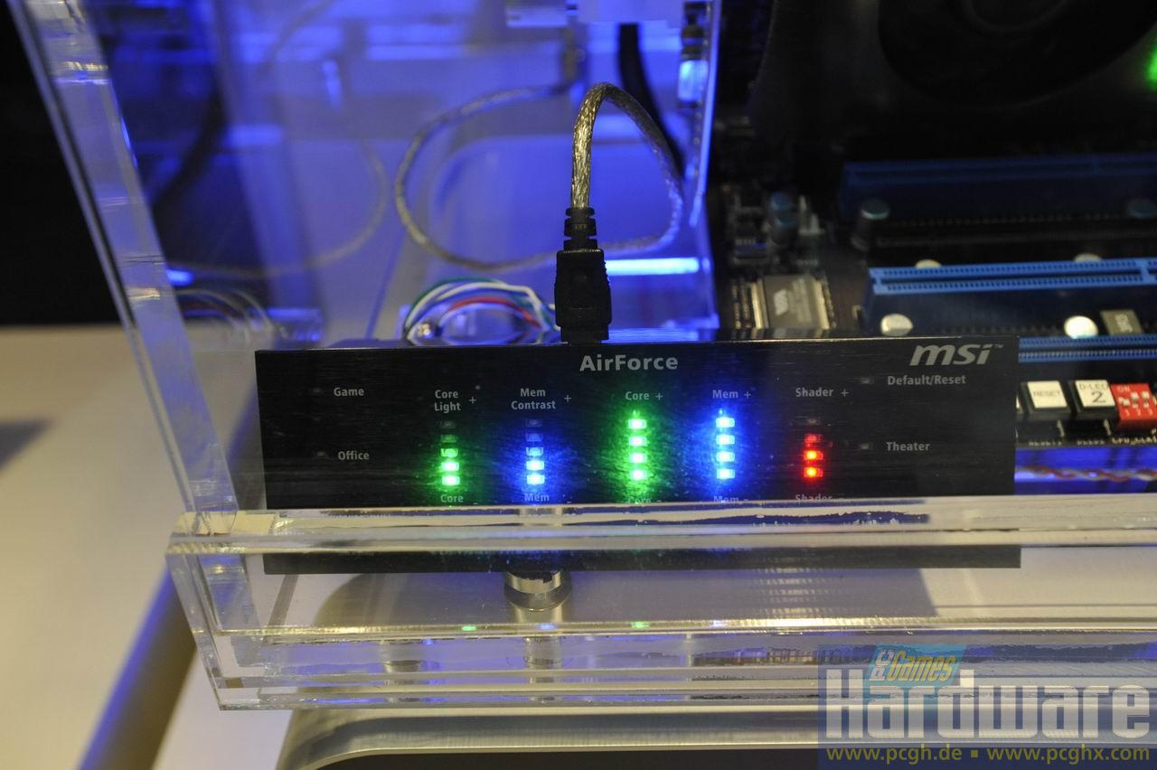 [04/03/2009] MSI N260 GTX Lightning: Das Airforce-Control-Panel (1)