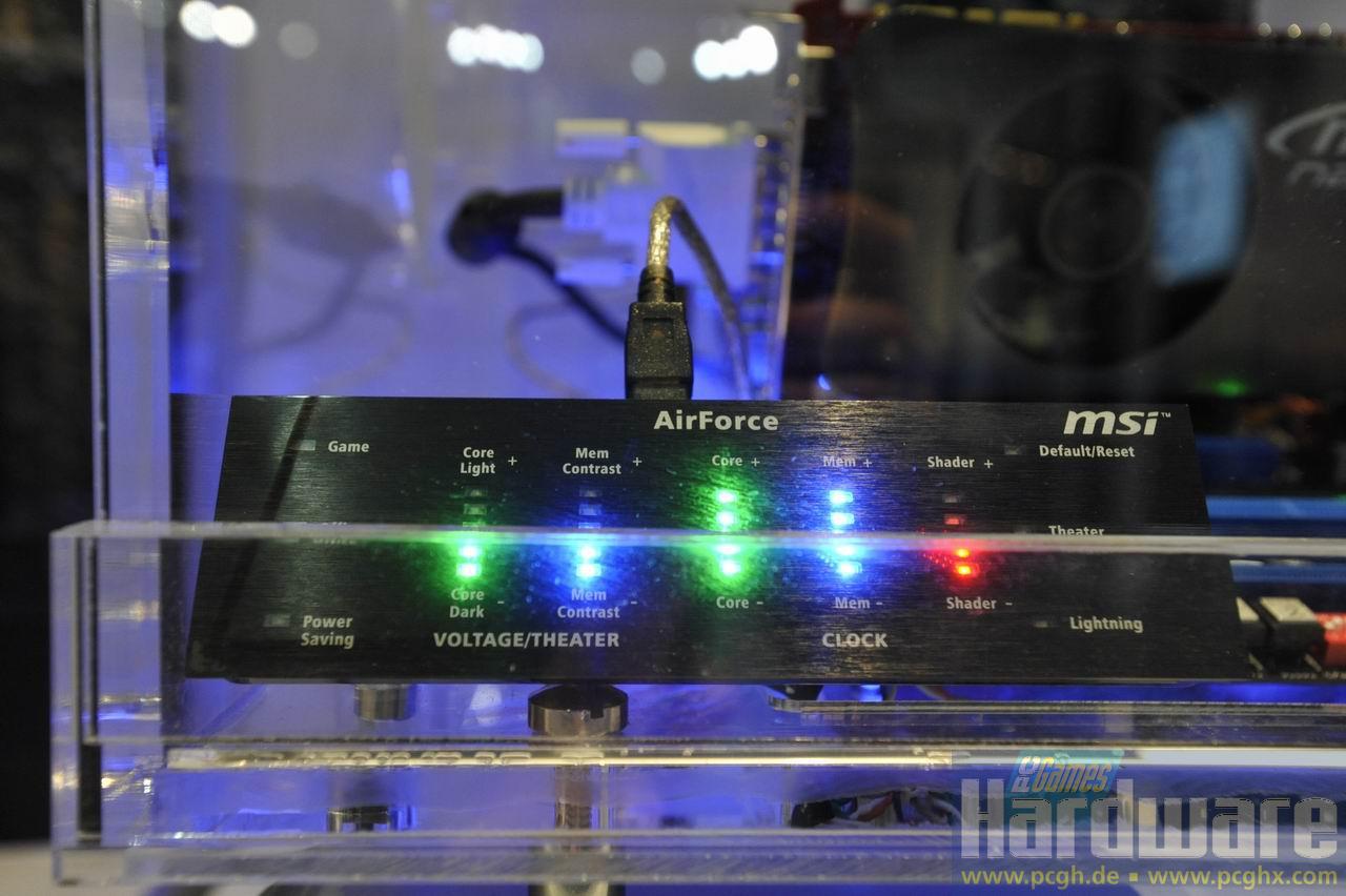 [04/03/2009] MSI N260 GTX Lightning: Das Airforce-Control-Panel (2)