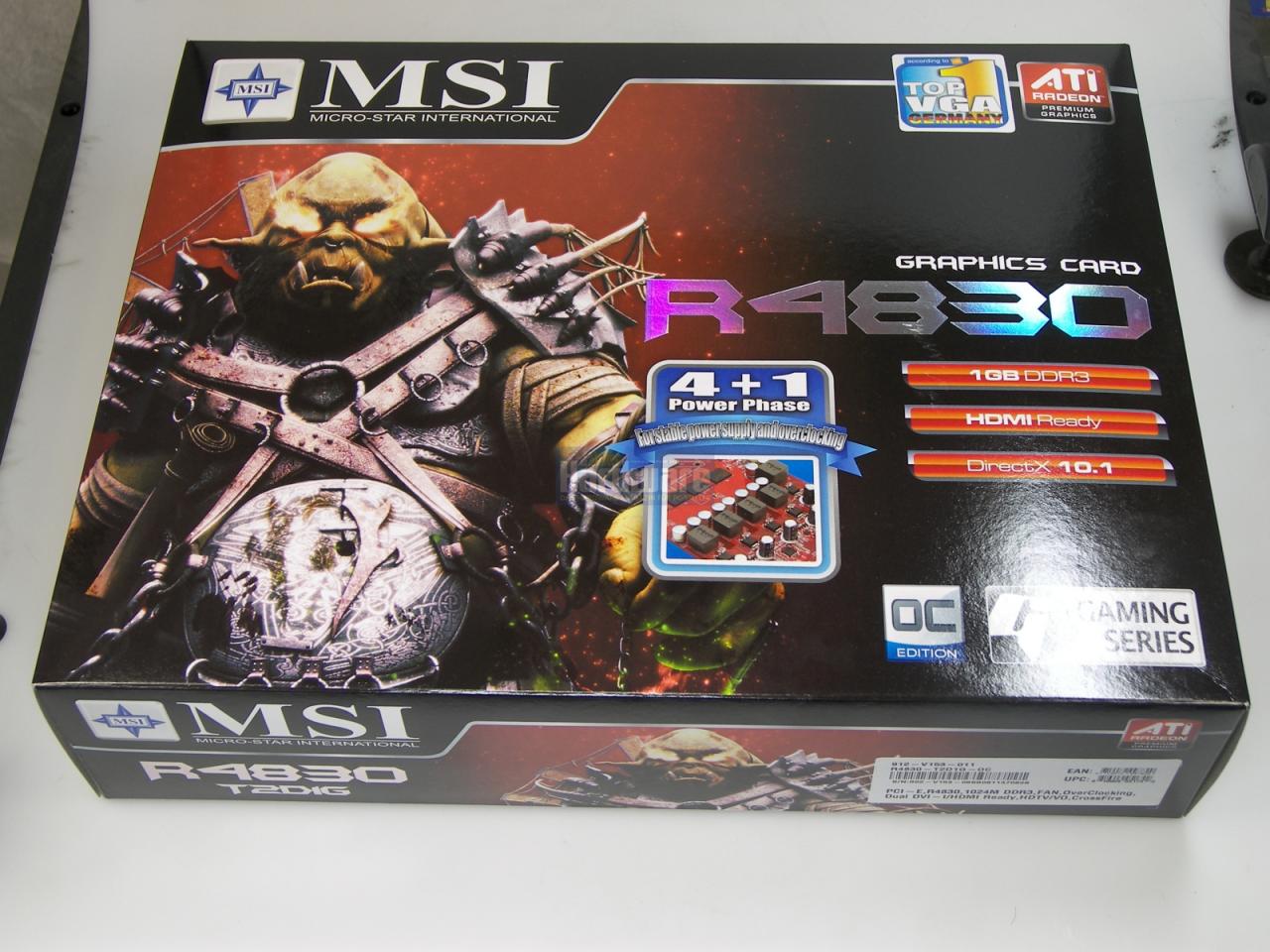 [06/03/2009] MSI Radeon HD 4830/1G (R4830-T2D1G) (3)