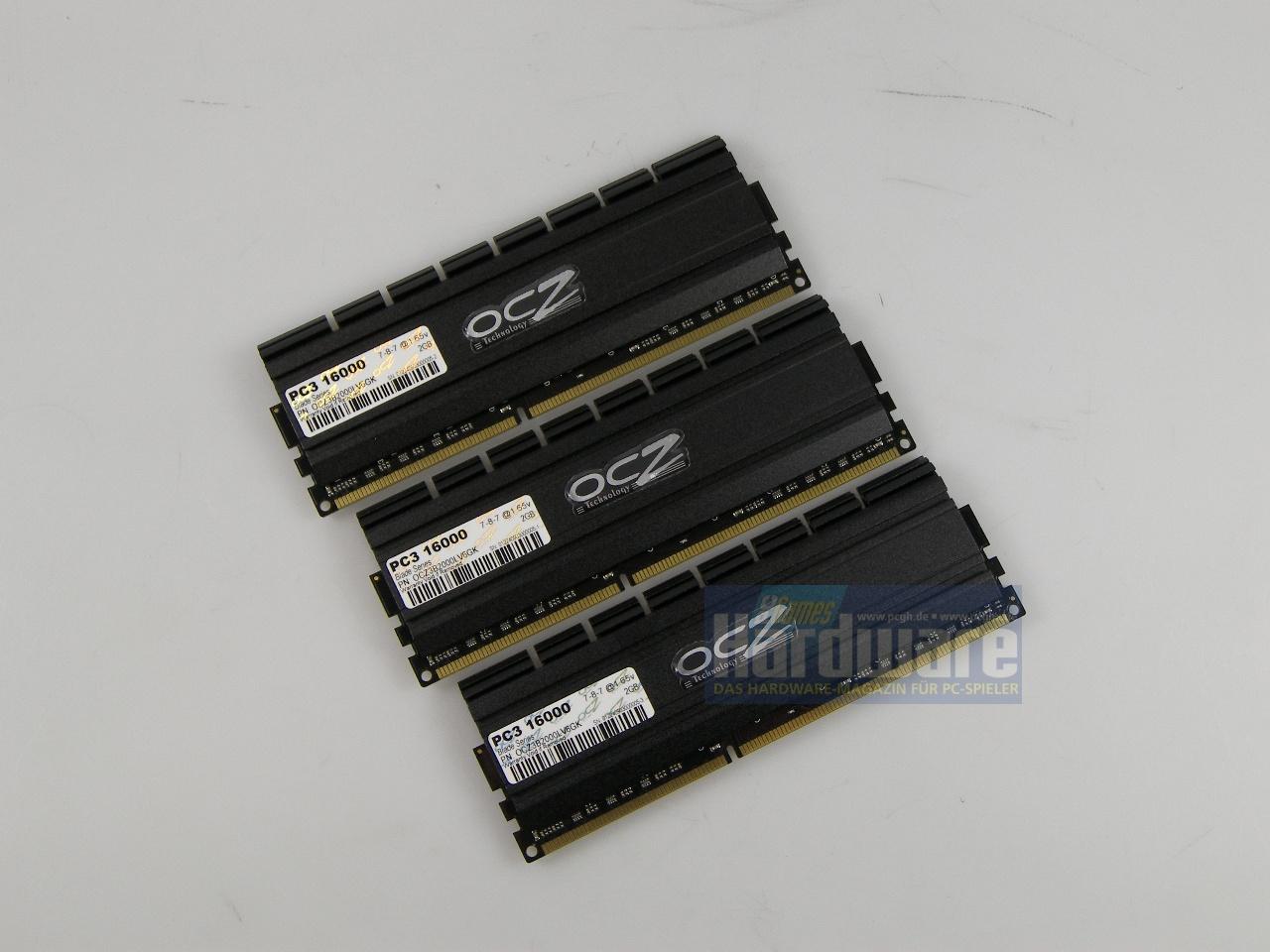 [31/03/2009] OCZ Blade OCZ3B2000LV6GK: 3 x 2.048 MiByte, DDR3-2000, 7-8-7, 1,65 Volt (2)