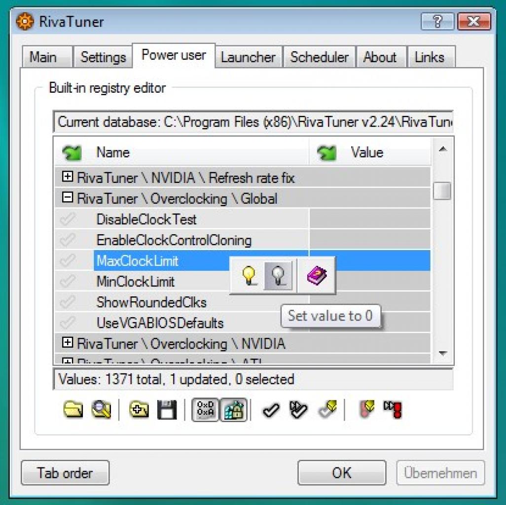 [23/03/2009] Von Haus aus setzt der Limit dem User nach oben und unten hin Grenzen hinsichtlich der minimalen und maximalen Taktfrequenzen und Lüfterdrehzahlen. Im Falle einer Geforce wie einer Radeon setzen Sie unter 